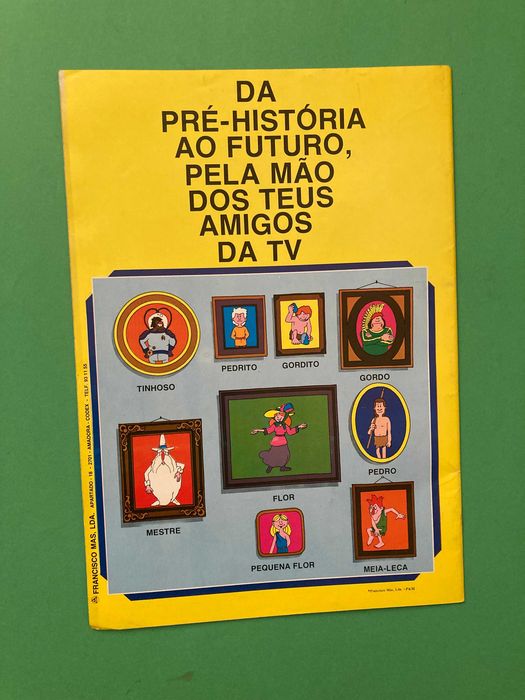 Caderneta Cromos Era uma vez o Homem Anos 70 Nova