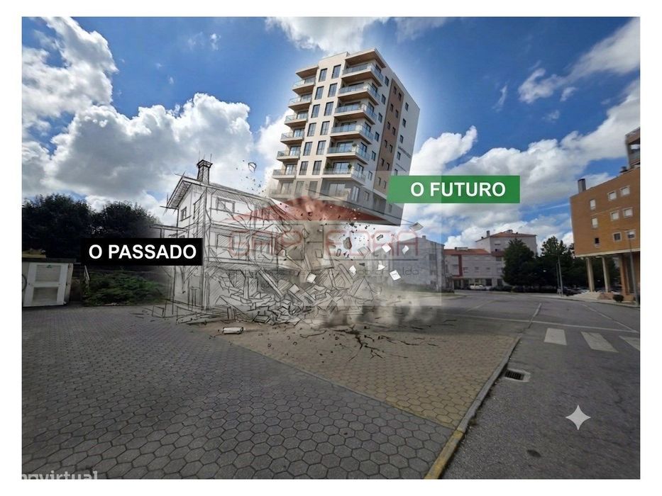 Terreno grande dimensão para projeto apartamentos centro Albergaria