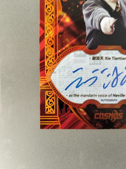 Carta Harry Potter Cosmos-Neville Auto /100