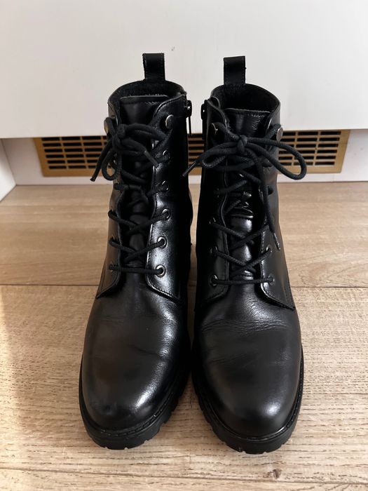 Buty trzewiki Ryłko 37 ocieplane czarne