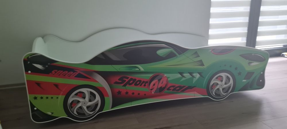 Łóżko dziecięce 160x80 auto autko