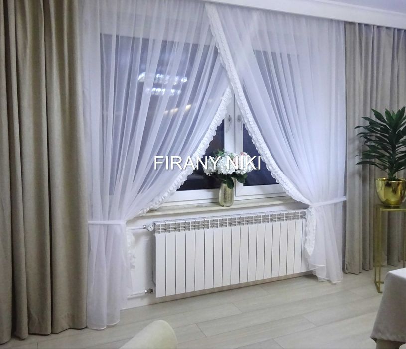 Firana z plisem 500x260 szycie na wymiar