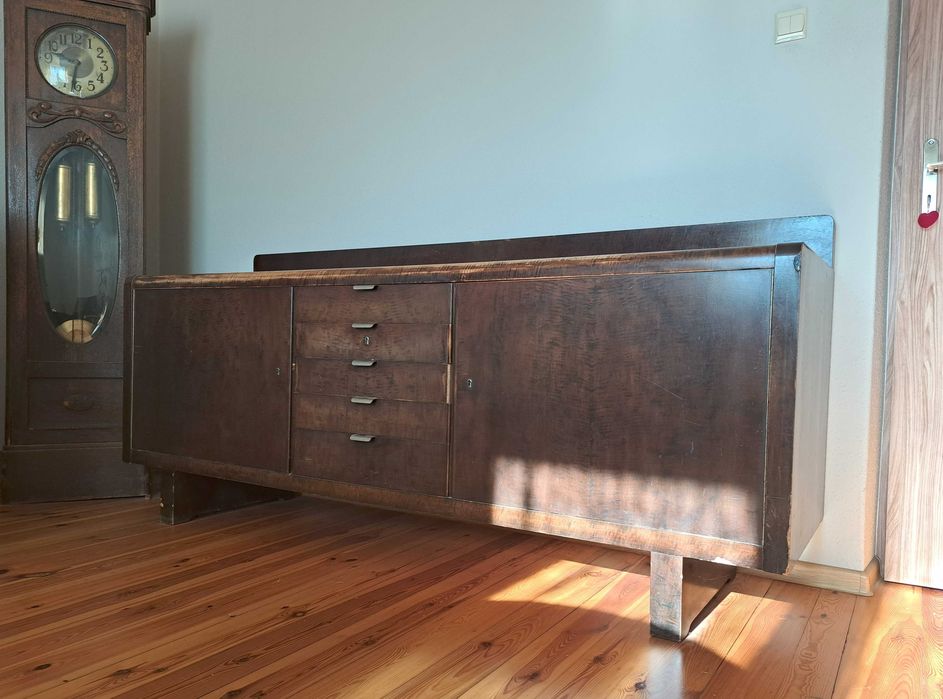 Przedwojenna komoda z marmurowym blatem