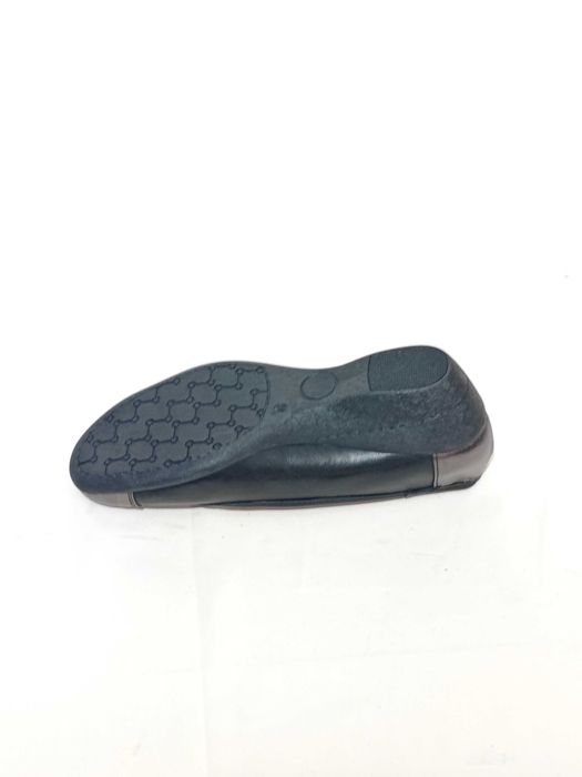 Sapato Senhora Pele Preto e Preto/Chumbo - Vários tamanhos - Novos