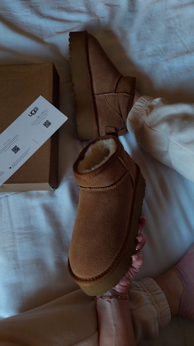 Mega ciepłe buty zimowe w karmelowym kolorze. Rozmiar 40