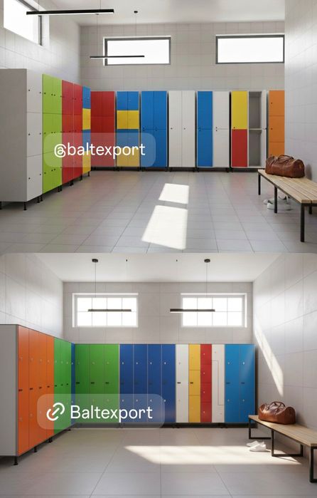 Vestiários em Fenólico Balneário Ginasio indústria Escolar Novo