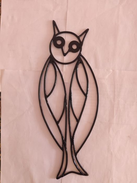 Декоративна металева сова