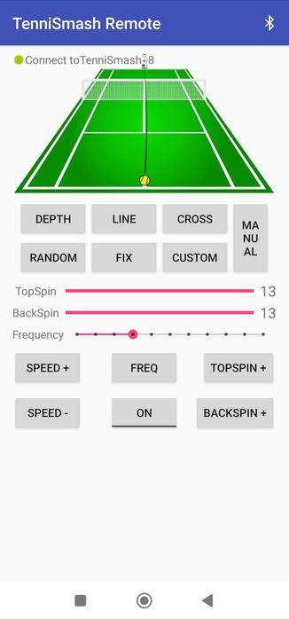 Máquina lançar bolas, ténis