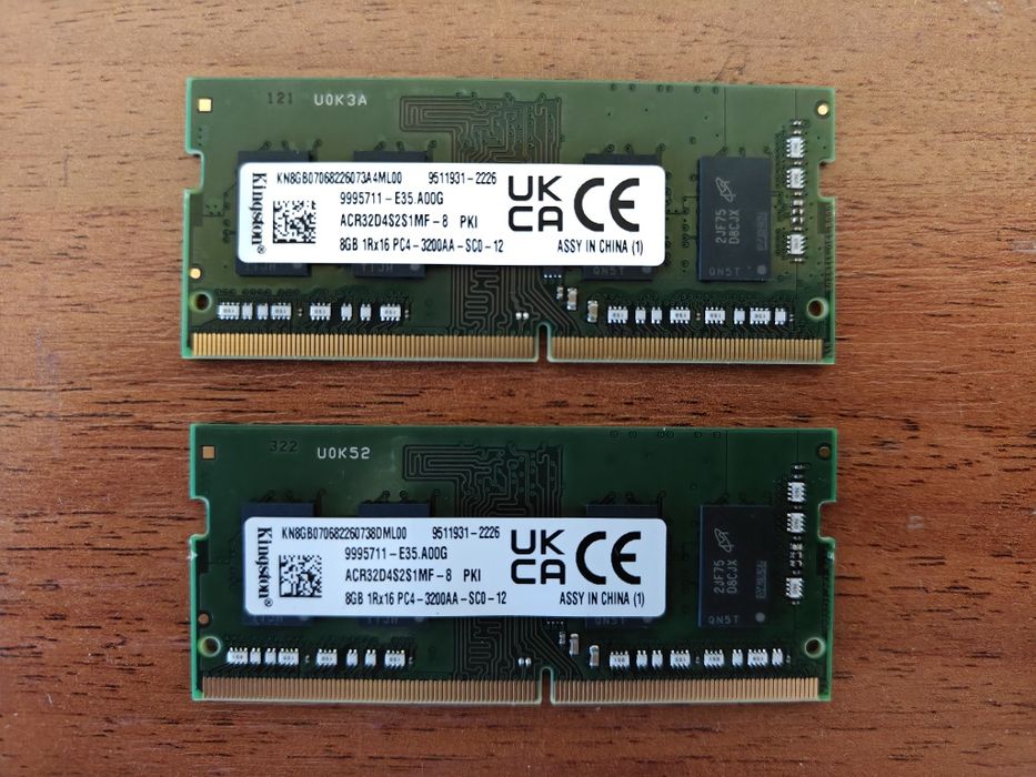 Оперативна пам'ять до ноутбуків Kingston
