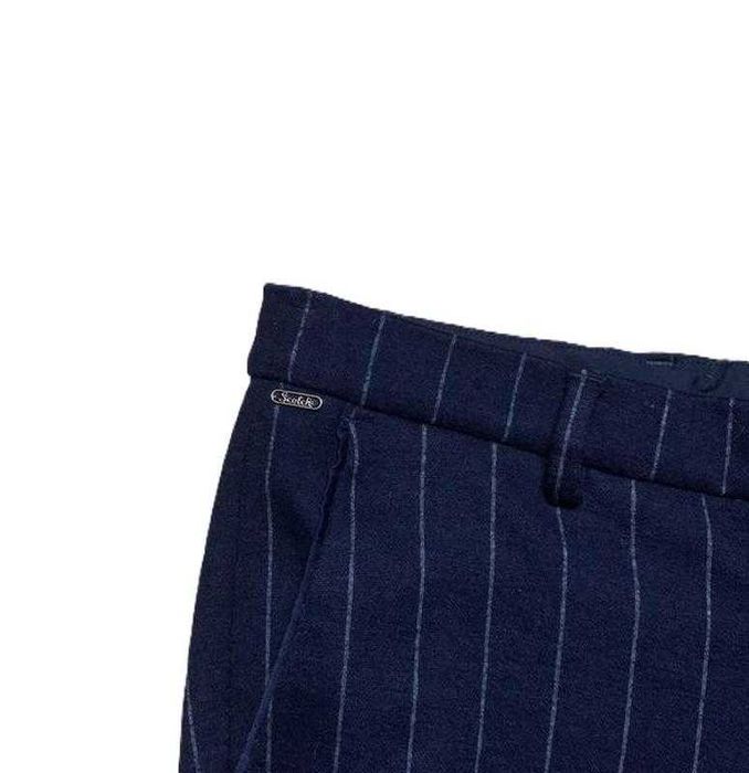 Брюки/штани/чінос Scotch&Soda Mott 30/32 на зиму з шерсті в полоску.
