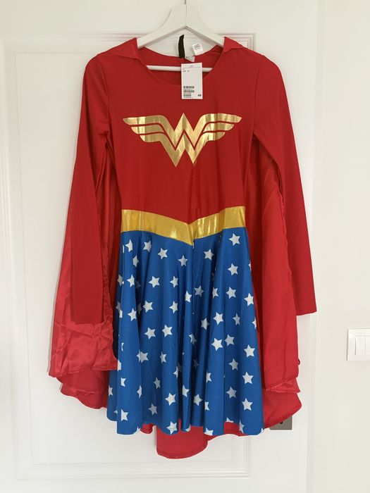 H&M, DC comics, Wonder woman, nowy stroj damski, S, Halloween