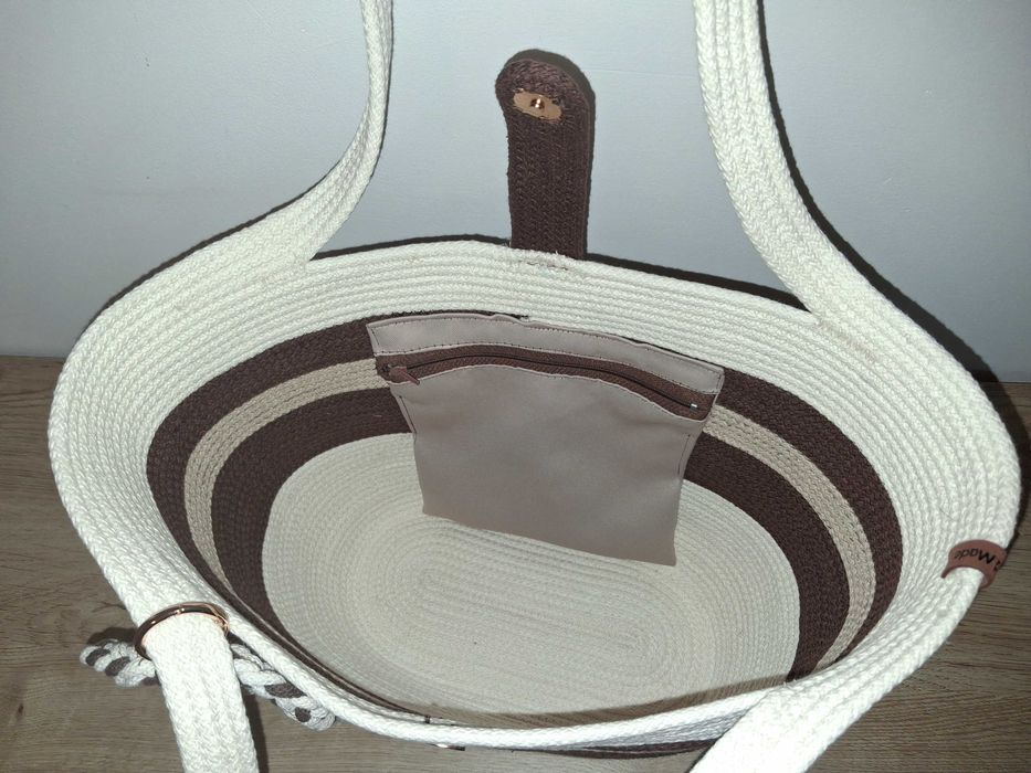 Torebka koszyk damski w stylu boho