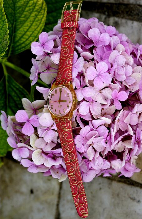 Swatch senhora modelo da série notche Negra