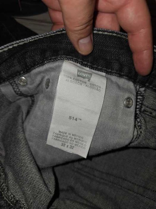 Spodnie jeansowe Levi's  514 W32 L32 czarne