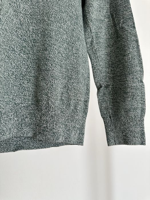 Zielony męski sweter melanżowy sweterek do pracy na codzień XS 44 H&M