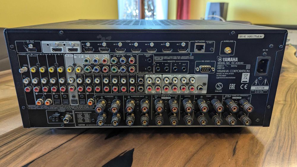 Amplituner Yamaha RX-A3040 Aventage. Topowy model.