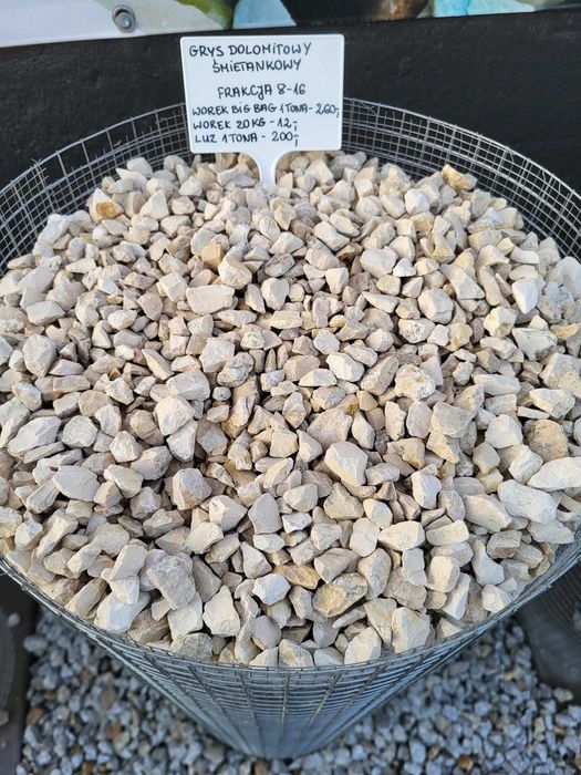 Grys kamień kruszywo dolomit grafitowy 8-16 mm ozdobny dekoracyjny