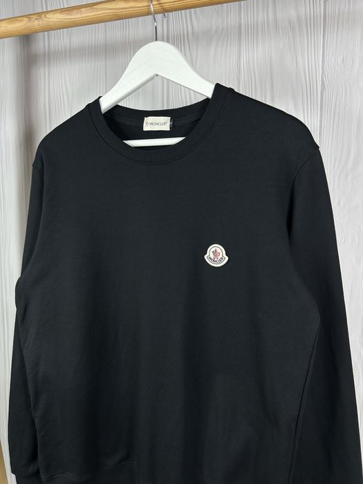 Moncler Black світшот кофта з шикарним базовим дизайном