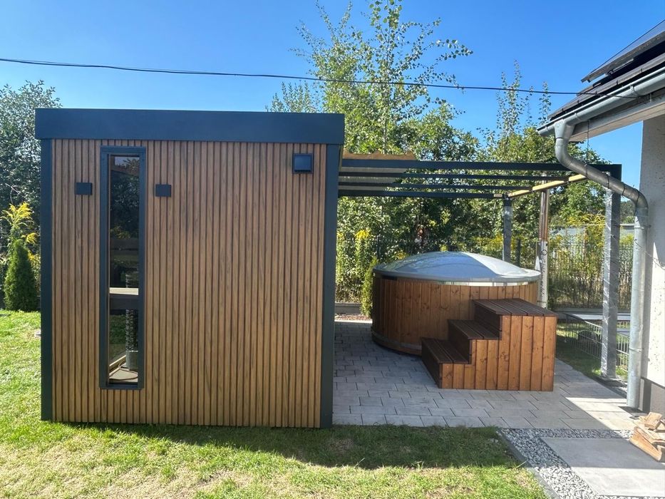 EKSKLUZYWNE BALIE | Luksusowa Balia Ogrodowa z Piecem Gazowym + WIFI | Premium SPA | THERVIK Outdoor | Polski Producent