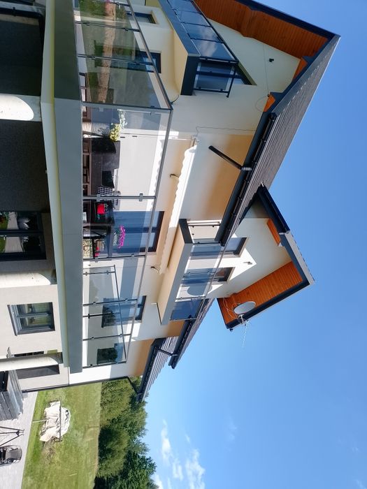 Balustrady szklane/ szkło, nierdzewne/ malowane