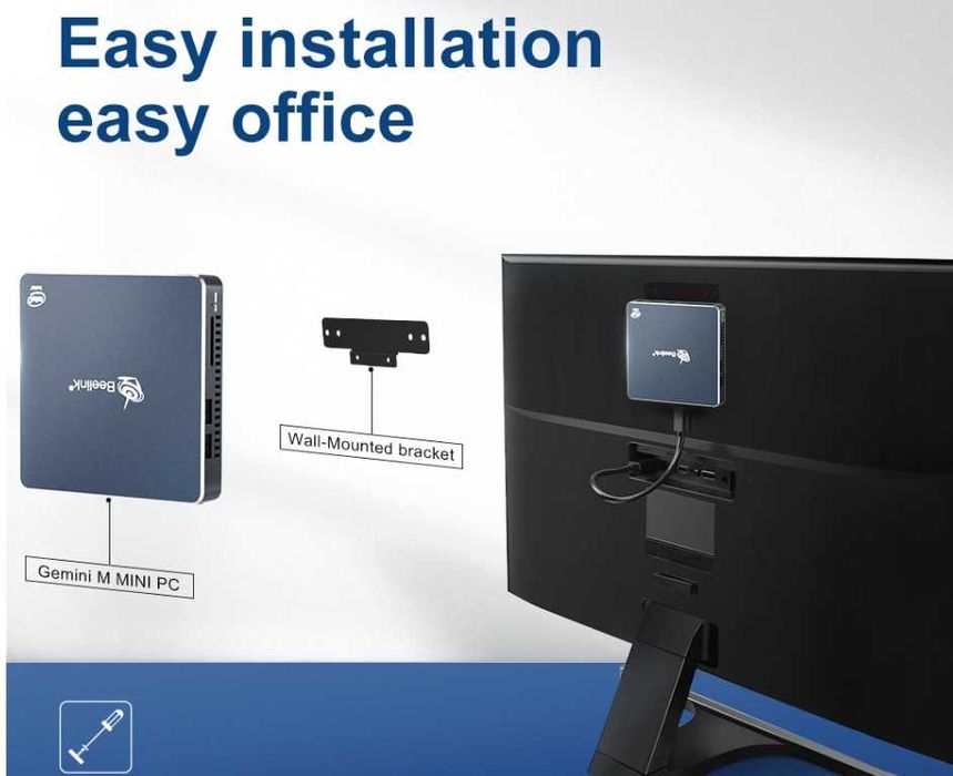 Mini PC Beelink Gemini M 8GB + Monitor AOC 24"64584346028034120