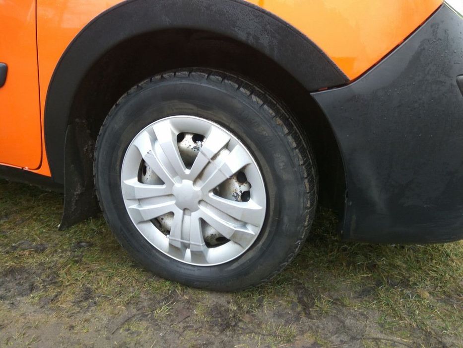 Renault Kangoo 2008-2020 рр. Накладки на арки (4 шт, чорні) 2008-2012, ABS пластик