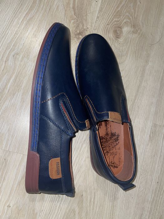 Buty męskie niebieskie