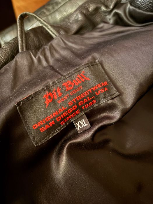 Kurtka skórzana Pit Bull, oryginał USA, perełka.