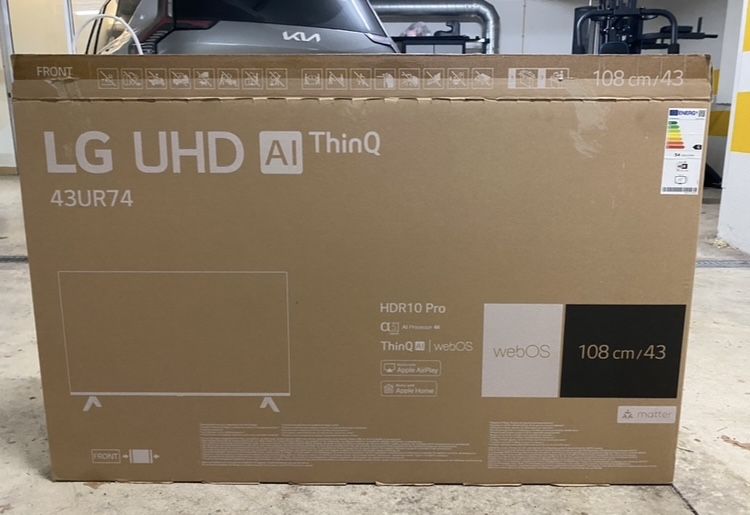 TV LG 43UR74006LB (LED - 43'' - 109 cm - 4K Ultra HD - Smart Tv)