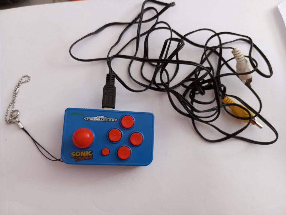 Mini Consola Sega Arcade sonic com cabo