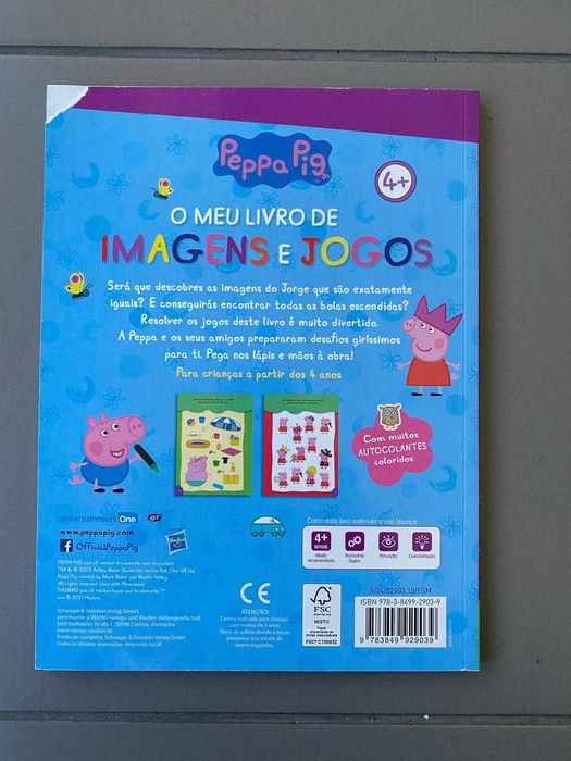 Livro de jogos da Pepa Pig