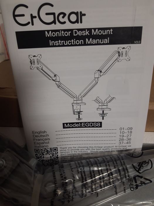 !! Uchwyt  2 monitorów 13-32" Aluminiowy SUPER JAKOŚĆ !!
