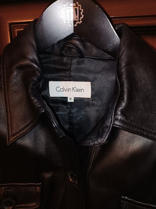 Skórzana kurtka calivin Klein