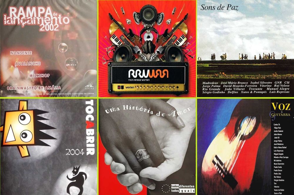 42 CDs - Coletaneas Musica Portuguesa - Raros - Muito Bom Estado