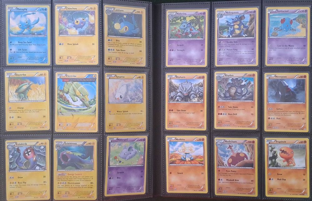 Karty Pokemon TCG.  Starsze sety.