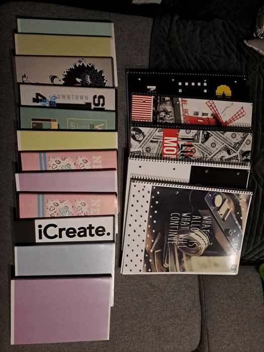 Zestaw zeszytòw A4 i A5