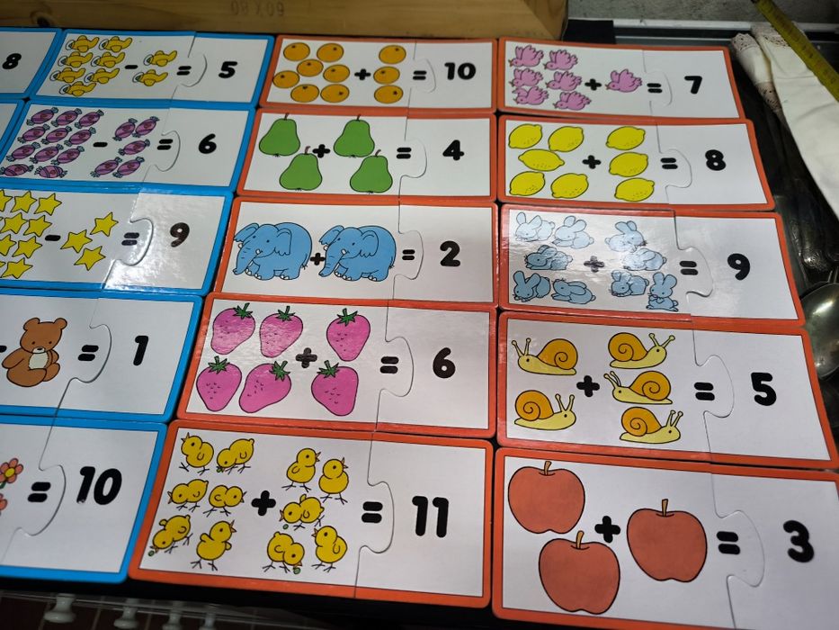 Jogo puzzle sumar e subtraí Majora