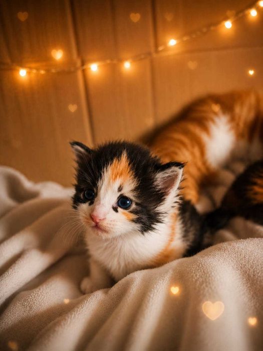 Gatinho Bébe da raça  Bosque da Noruega