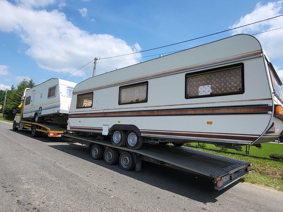 Przyczepa kempingowa Hobby Sprowadzona z Niemiec Możliwy transport