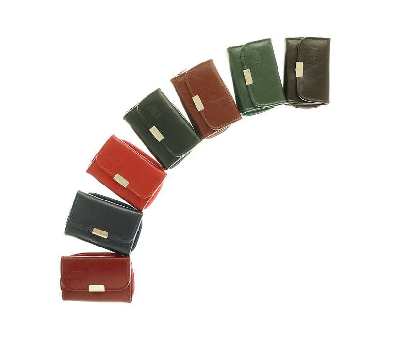 Męski portfel skórzany mały męski portfelik do kieszonki banknotówka