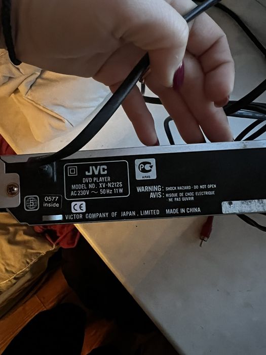 Продам DVD програвач JVC
Без пульта . Олх доставка .