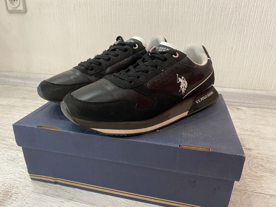 Кросівки чоловічі U.S. Polo ASSN, чорні, розмір 43
