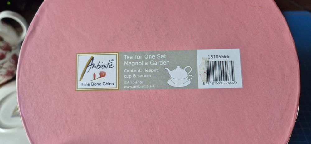 Набор чайный фарфоровый на одну персону. Fine bone Chine