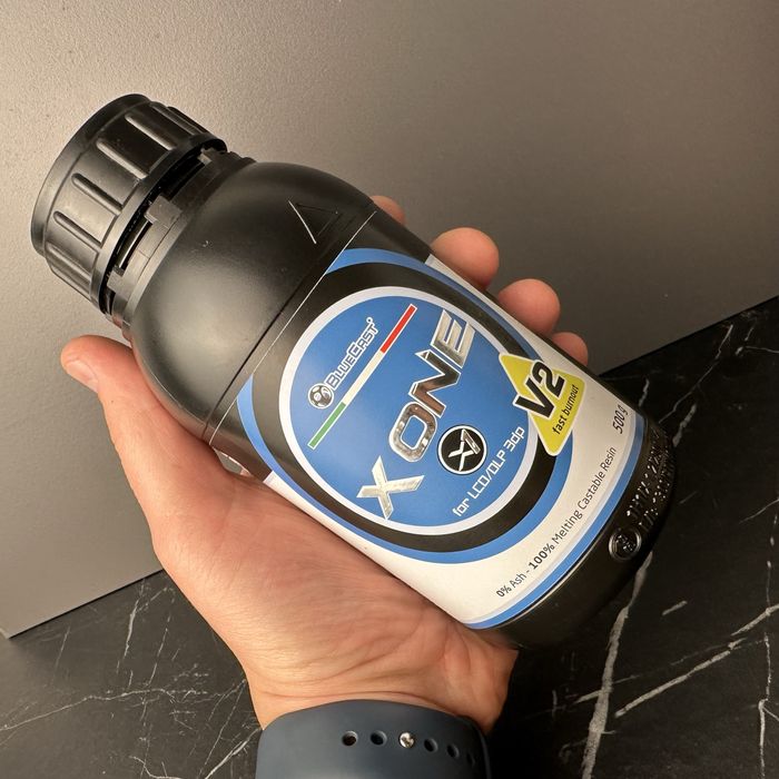 Фотополімерна смола BlueCast X-ONE для LCD/DLP 3D принтерів 0,5 л