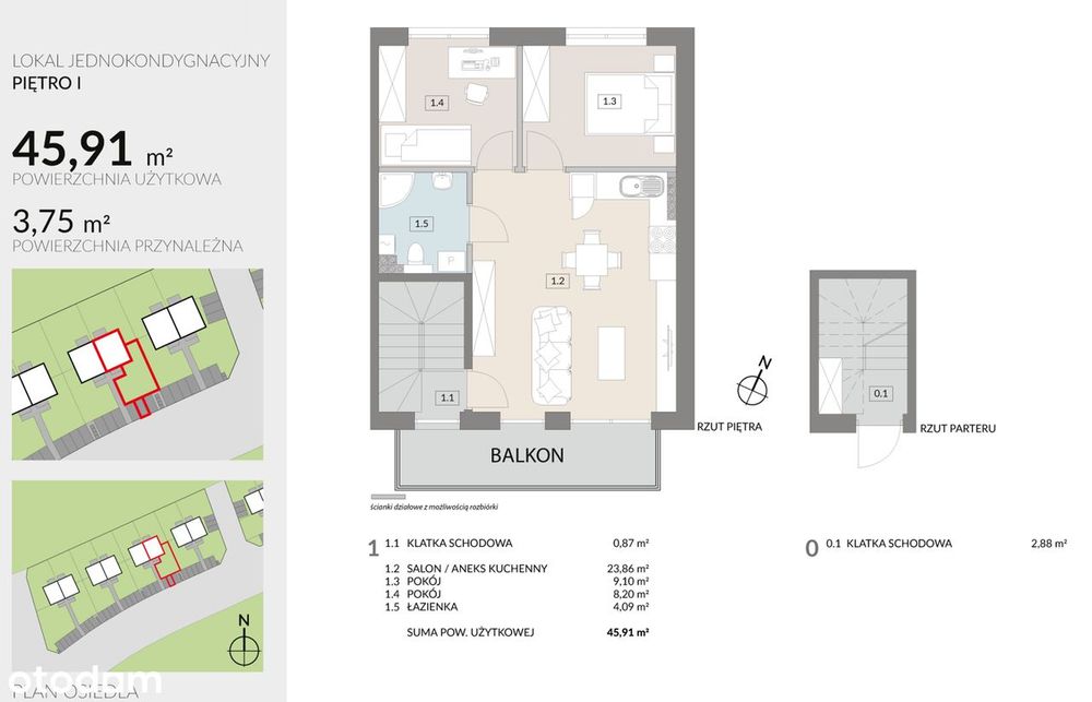 Bezczynszowe 3 pok. z ogrodem i poddaszem+PV 3kW+parking|BEZPOŚREDNIO