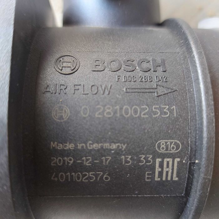 ДМРВ Расходомер 1,9 TDI, Витратомір  BOSCH