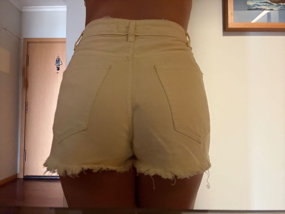 Calções de ganga de verão, tamanho 38 da Lefties