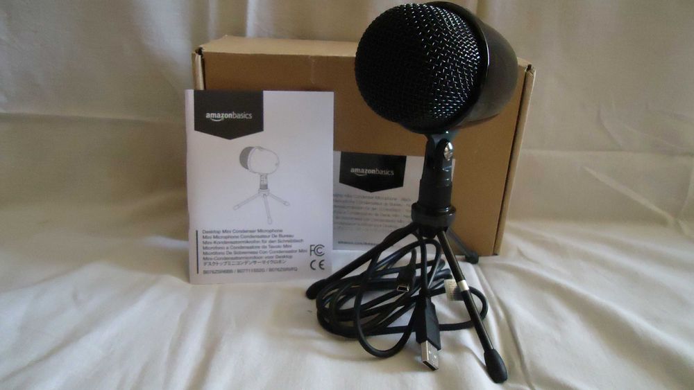 Mikrofon pojemnościowy Amazon Basics LJ-DCM-001