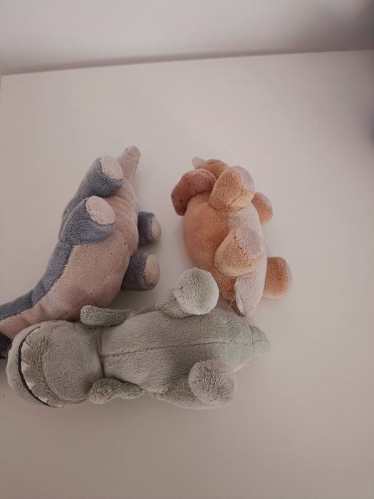 Zestaw maskotek pluszaków dinozaury HM