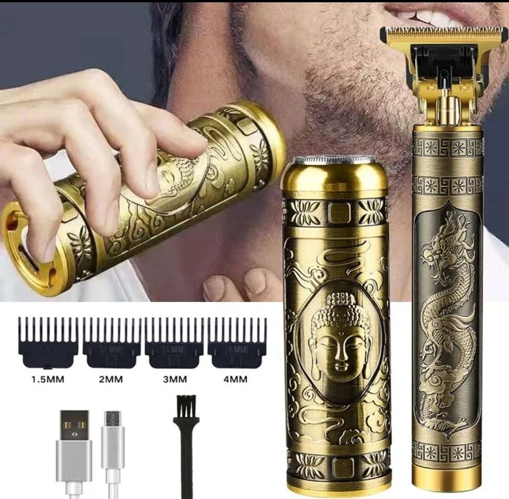 Беспроводная аккумуляторная электро бритва машинка для стрижки триммер